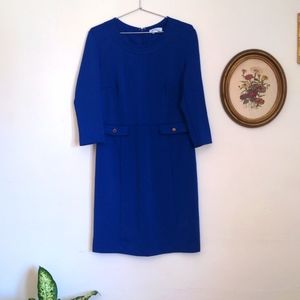 Royal blue dress